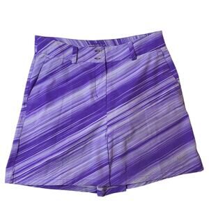 Nike Golf Tour Performance Dri-Fit detachable Skort Skirt Size 4 Purple 3 pocket